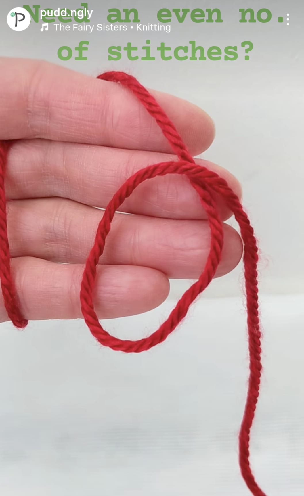 Disappearing Loop Cast-On